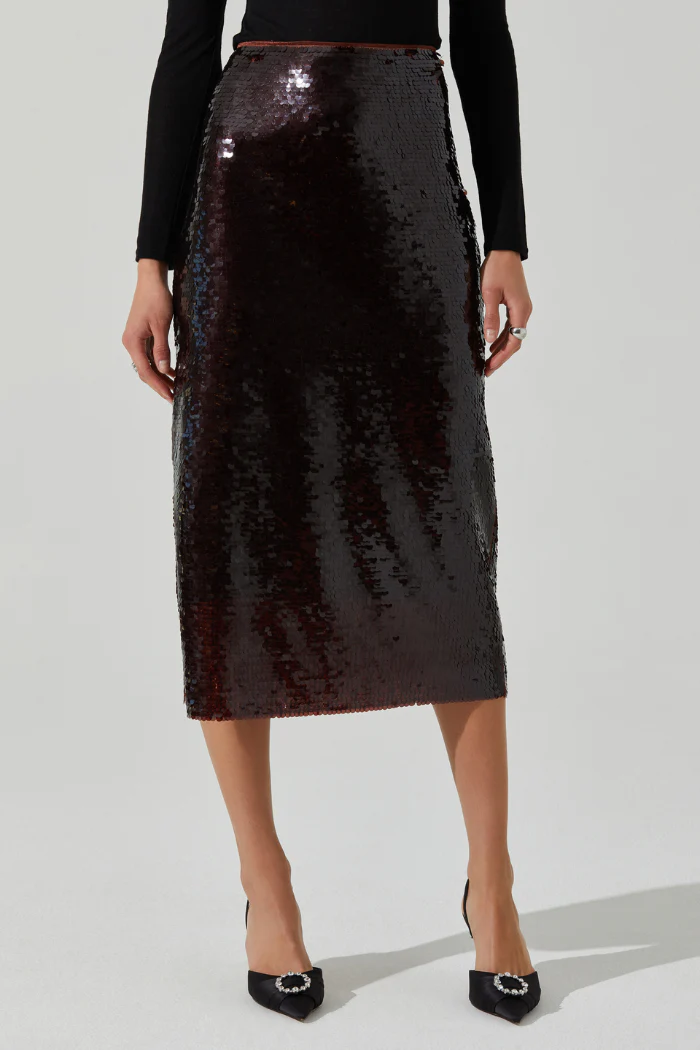 Dova Sequin Skirt - Image 4