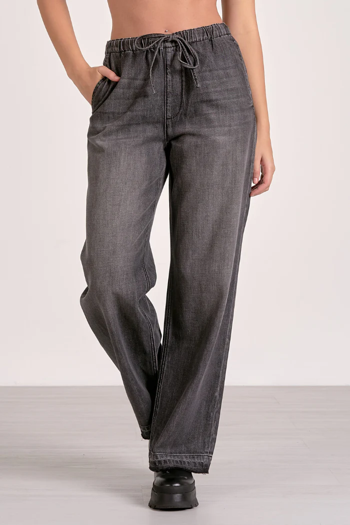 Drawstring Sweatpants Jeans - Image 2