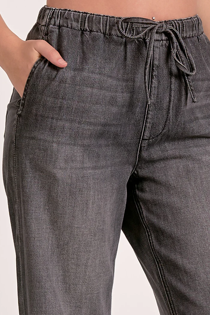 Drawstring Sweatpants Jeans - Image 4