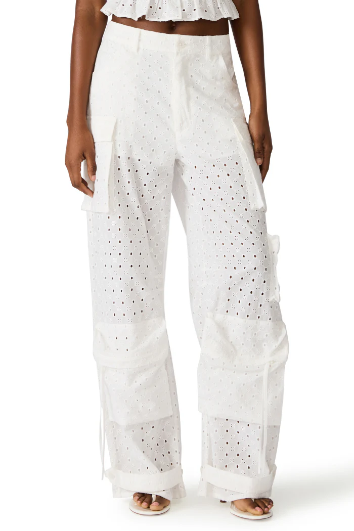 Duo Pant White Eyelet - Image 2