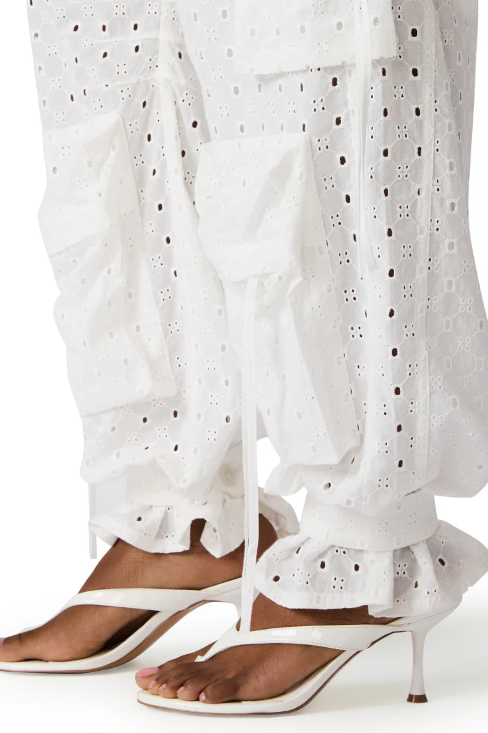 Duo Pant White Eyelet - Image 4