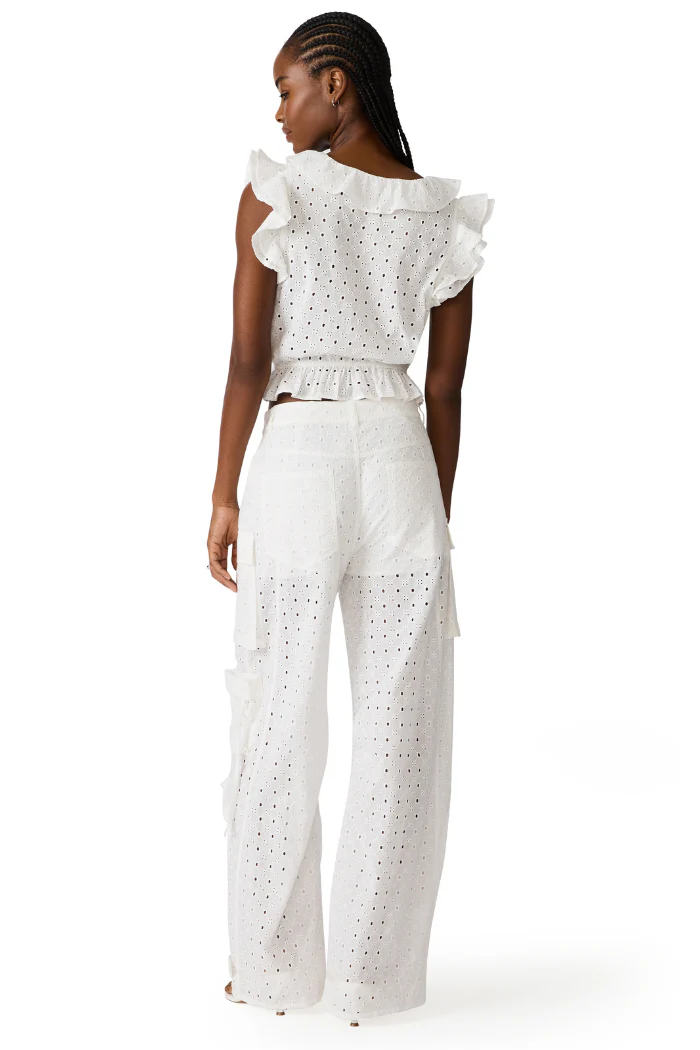 Duo Pant White Eyelet - Image 5