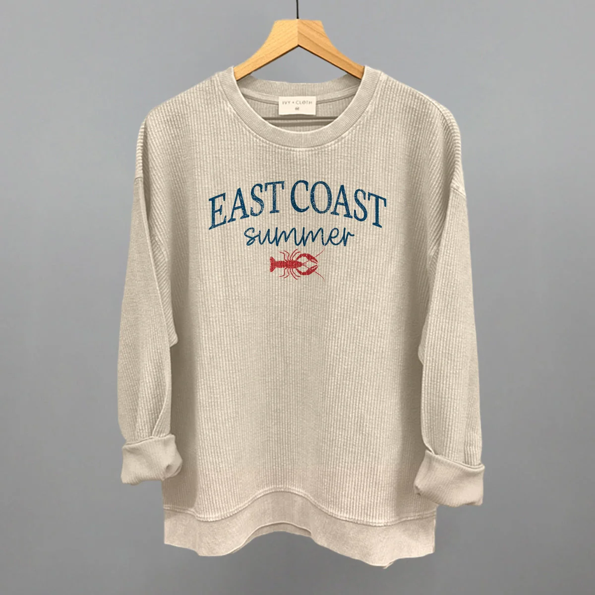 East Coast Summer Ribbed Sweatshirt - Image 2