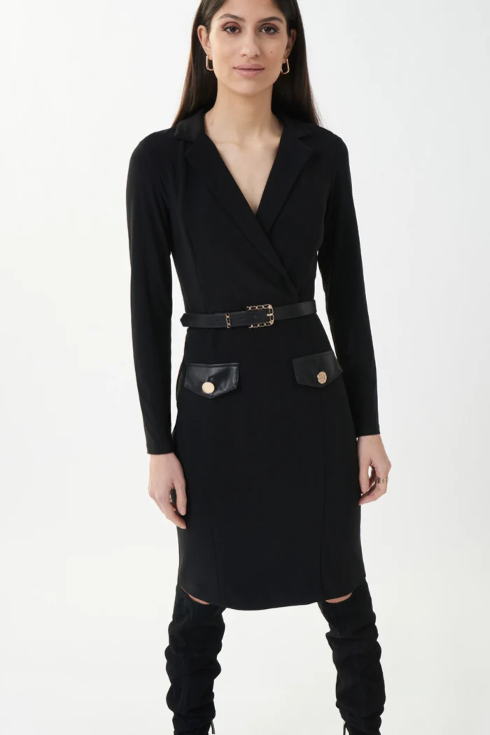Edgy Wrap Front Dress - Image 3
