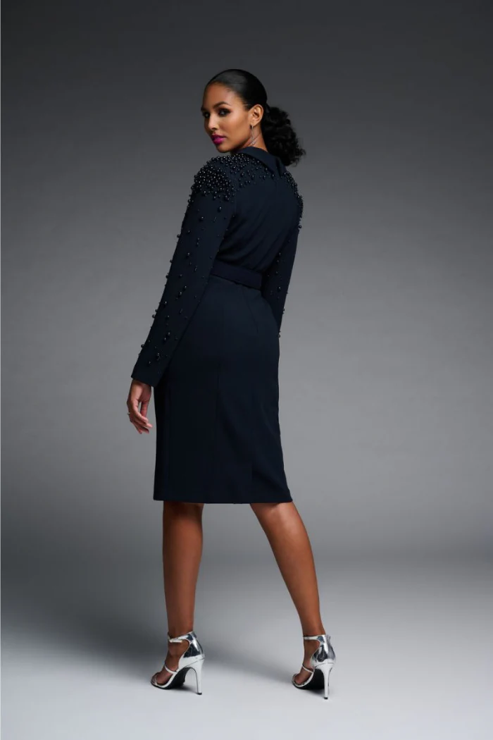 Embellished Belted Dress - Image 3
