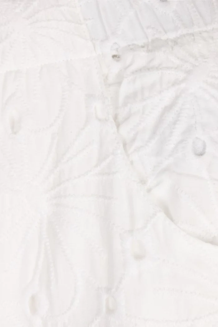 Embroidered Flower Trousers - Image 4