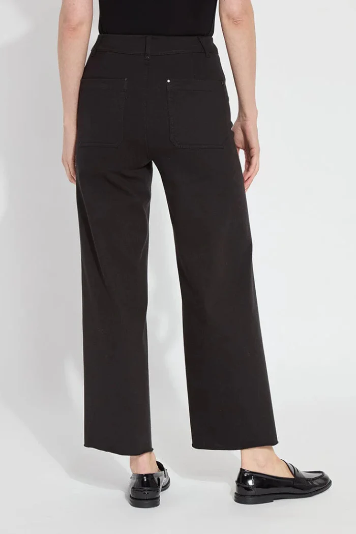 Erin Wide Leg Denim - Black - Image 2