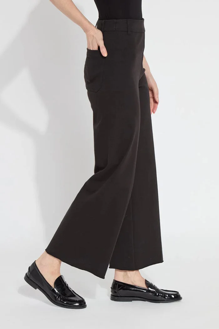 Erin Wide Leg Denim - Black - Image 3