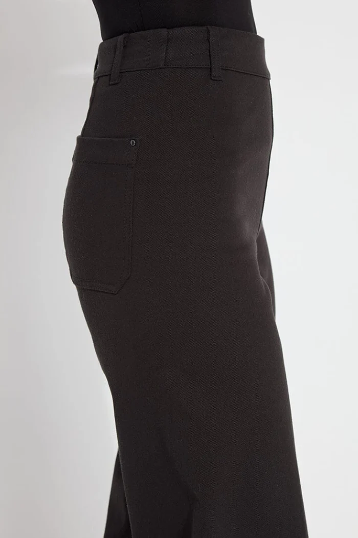 Erin Wide Leg Denim - Black - Image 4