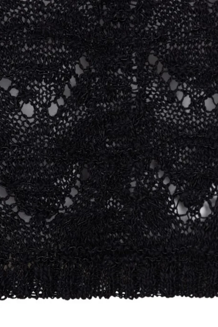 Fancy Knit Top - Black - Image 6