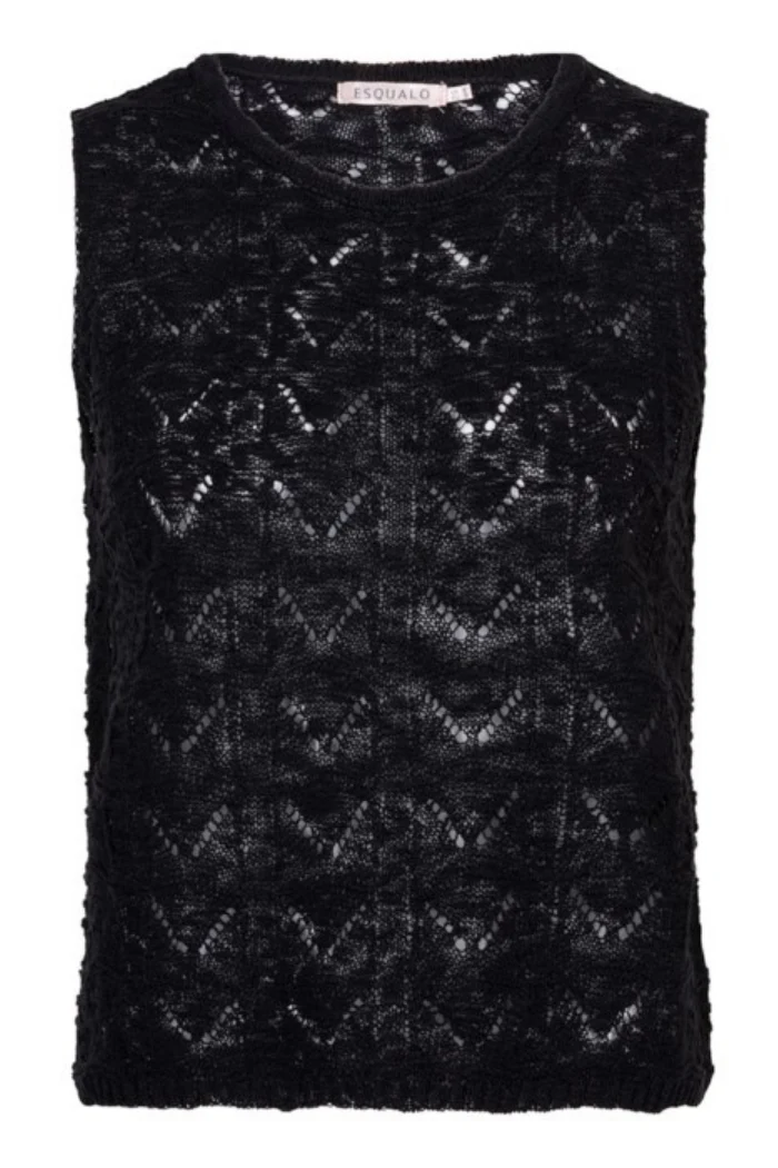 Fancy Knit Top - Black - Image 7