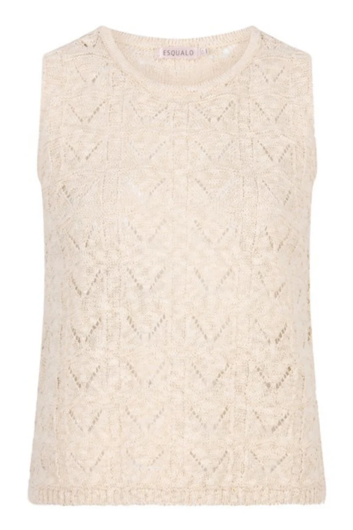 Fancy Knit Top - Light Sand - Image 6