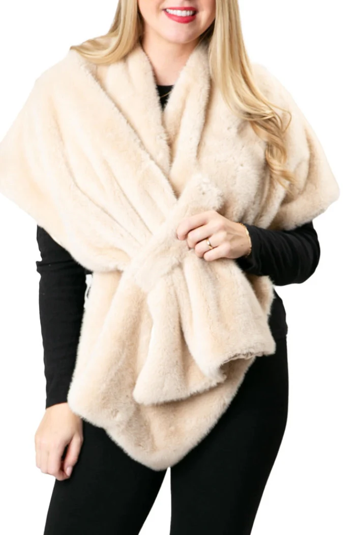 Faux Fur Elegant Wrap