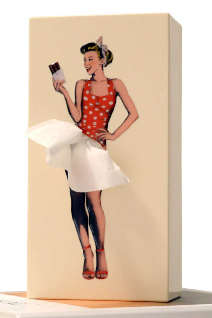 Flying Skirt Tissue Box