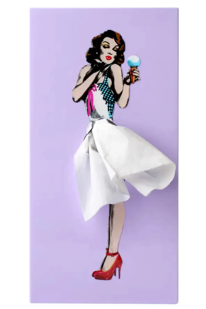 Flying Skirt Tissue Box - Image 2