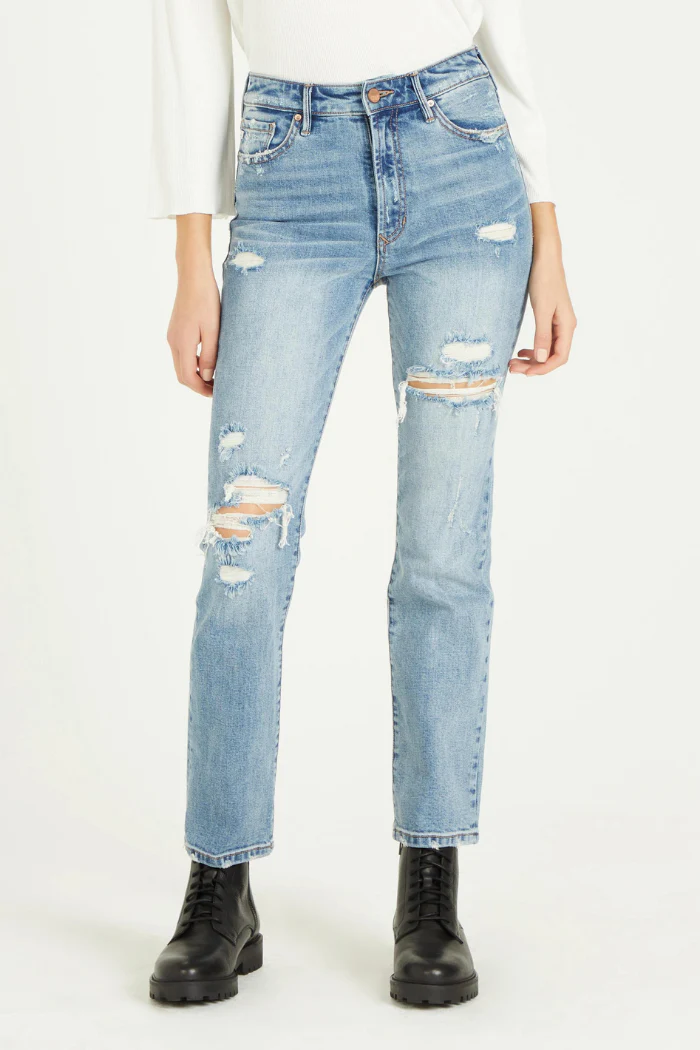 Frankie Distressed Straight Legs - Image 4