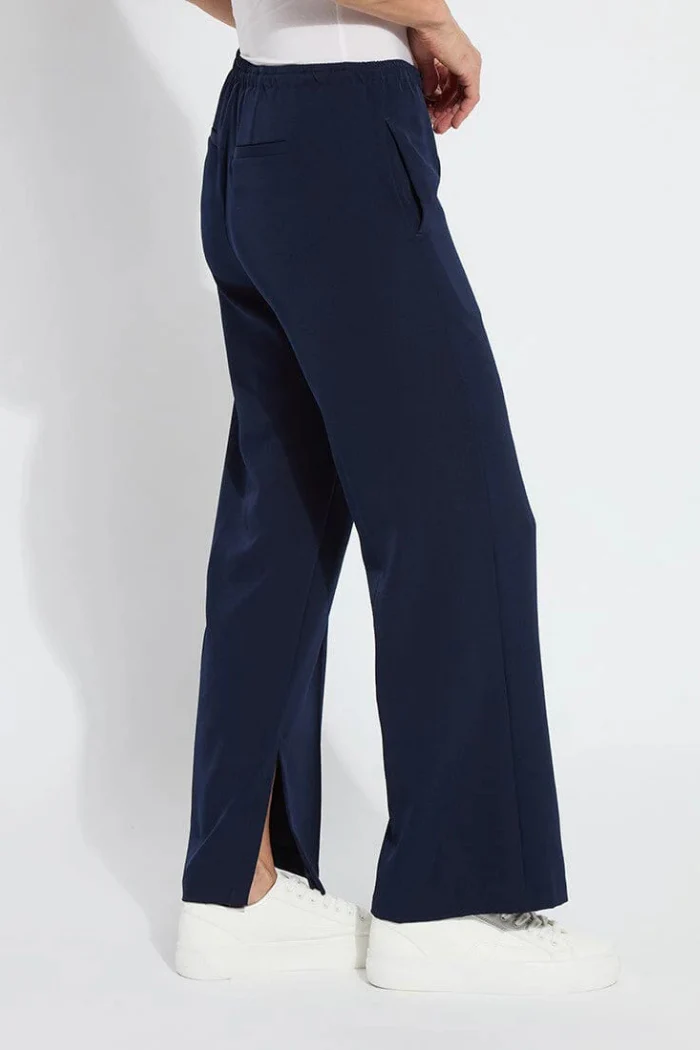 Genevieve Drawstring Trouser - True Navy - Image 2