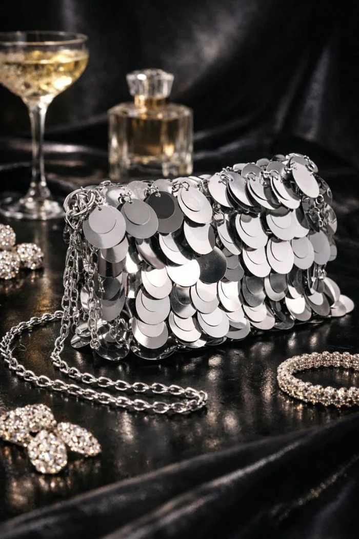Gillie Sequin Crossbody Bag