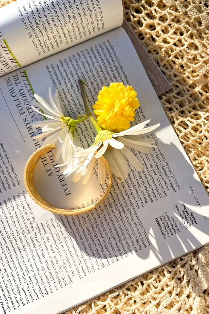 Gold Clover Cuff - Image 3