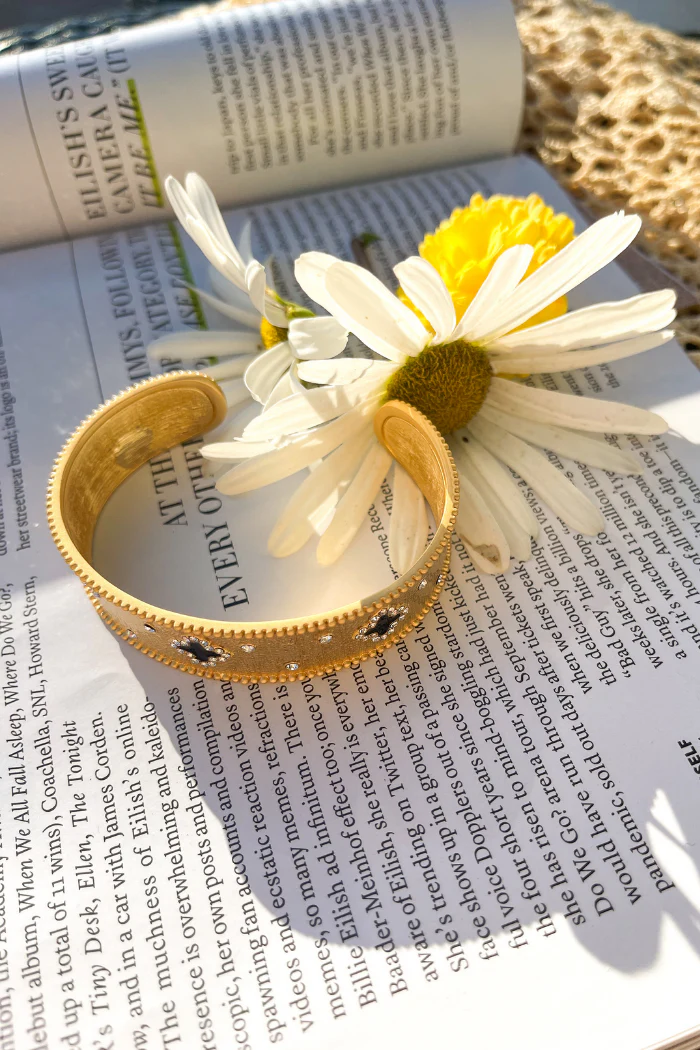 Gold Clover Cuff - Image 4