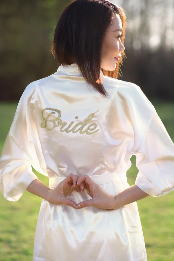 Satin Bridal Robe - Image 3