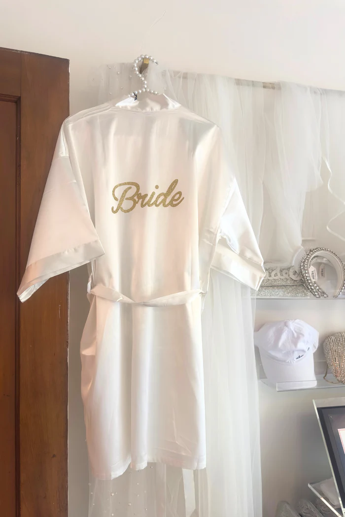 Satin Bridal Robe - Image 6