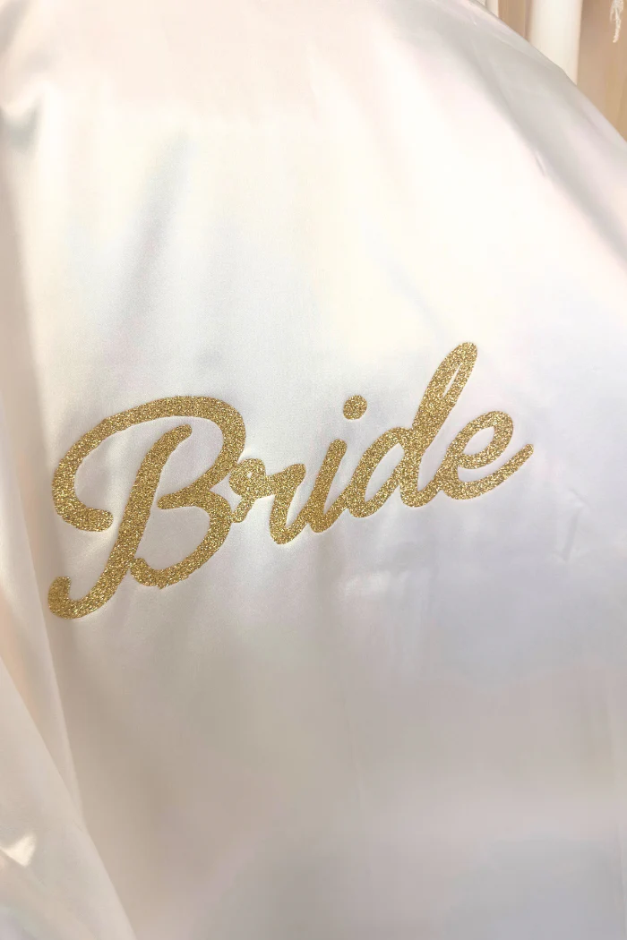 Satin Bridal Robe - Image 9