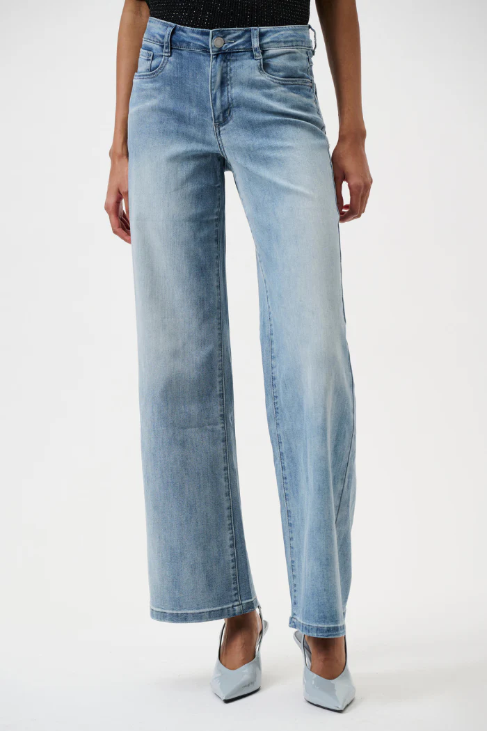 Goldie | Classic Wide-Leg Stretch Jeans - Image 2
