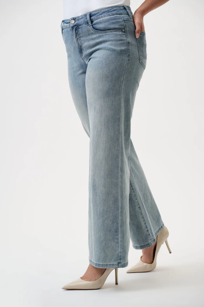 Goldie | Classic Wide-Leg Stretch Jeans - Image 5