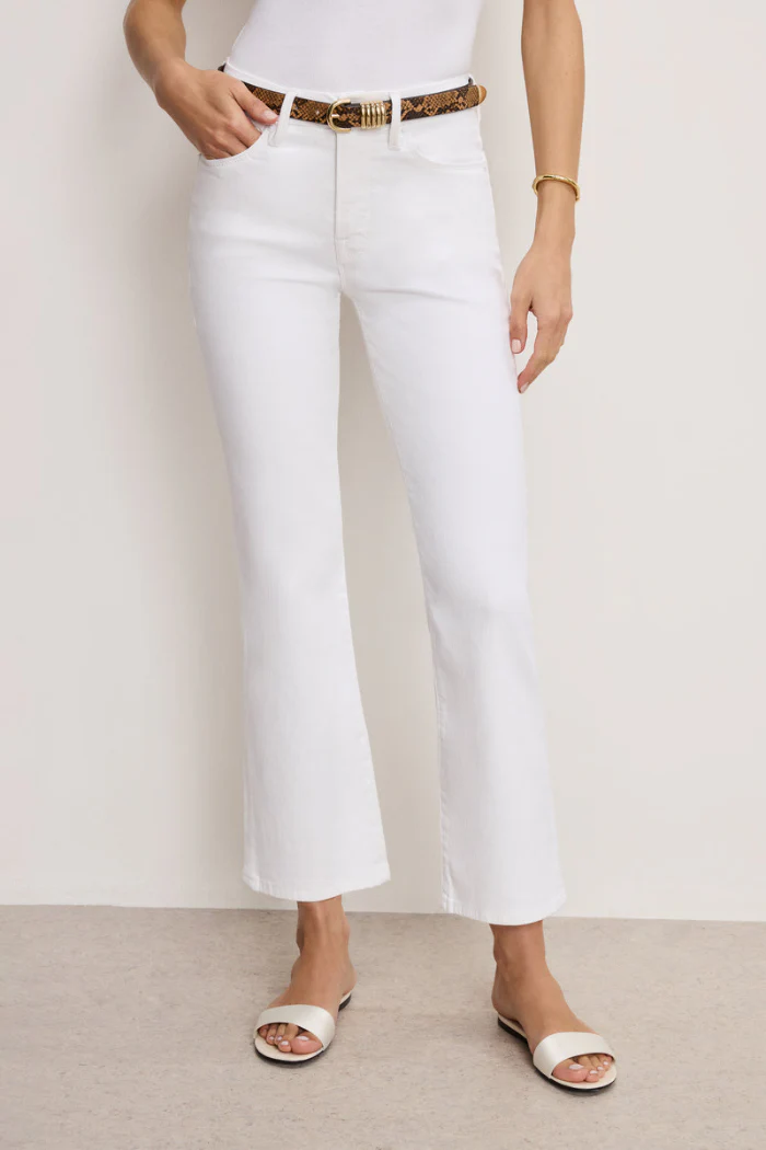 Good Legs Crop Mini Boot Jeans - White - Image 4