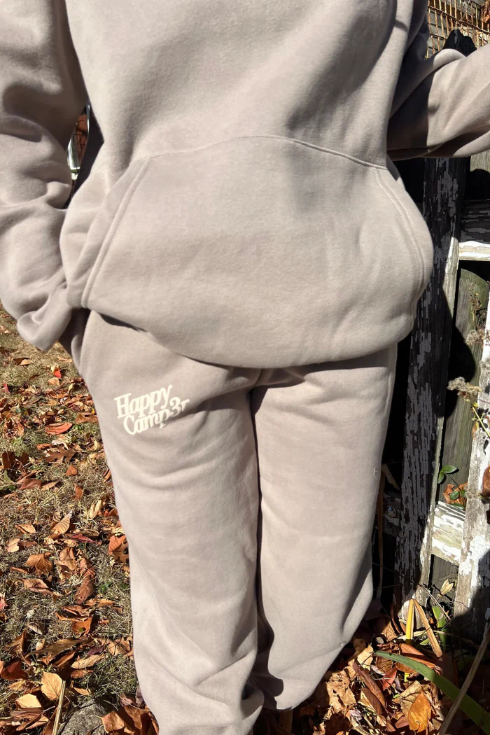 Happy Camp3r Puff Series Hoodie - Taupe - Image 6