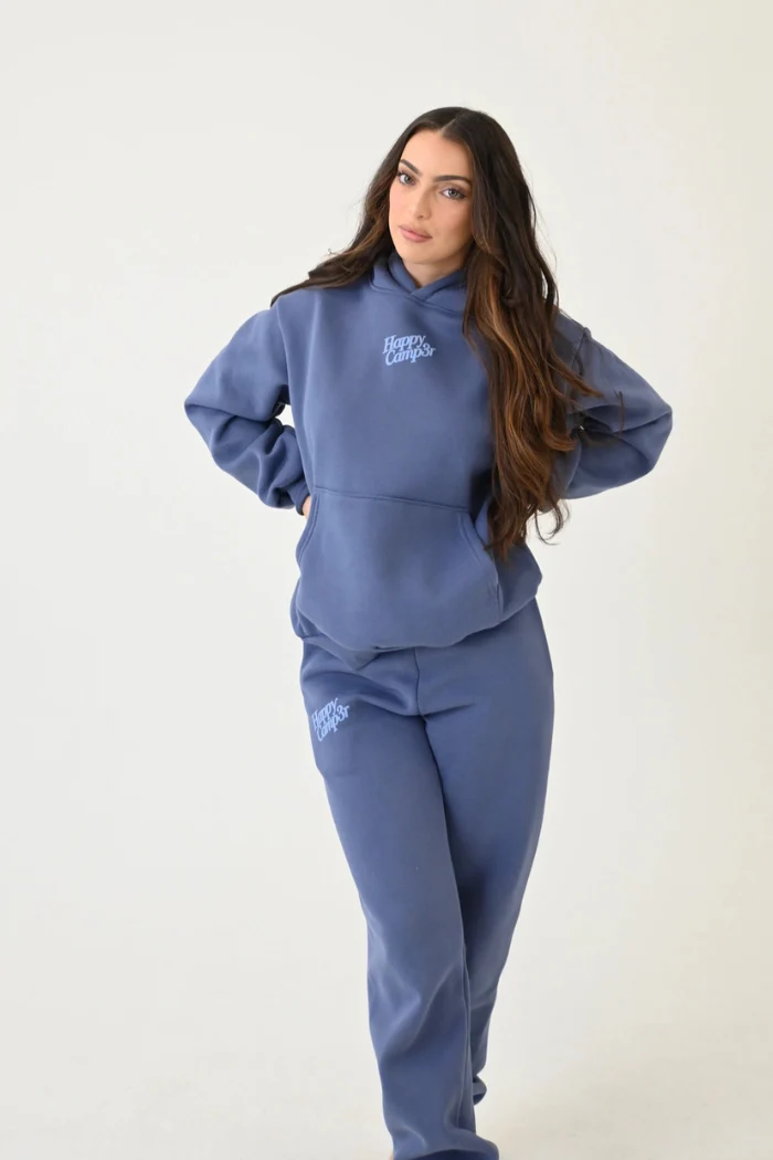 Happy Camp3r Puff Series Sweatpants - Vintage Blue - Image 3