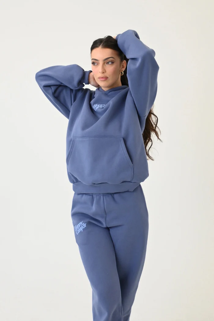 Happy Camp3r Puff Series Sweatpants - Vintage Blue - Image 4