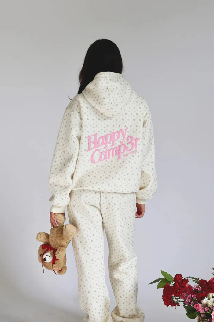 Happy Camp3r Vintage Flower Hoodie - Image 6