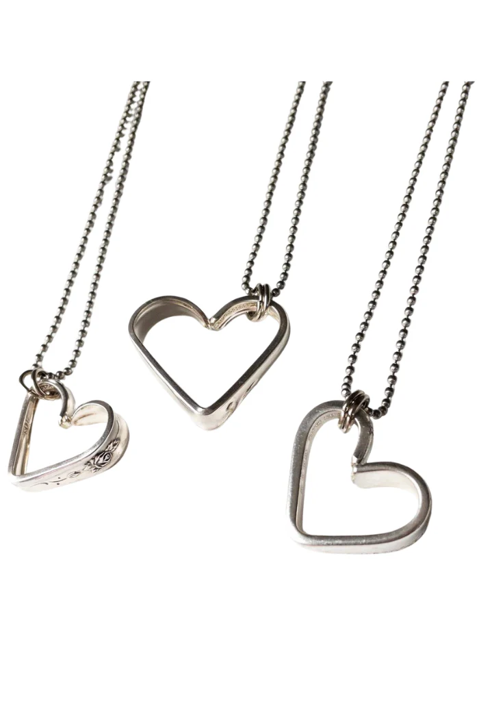 Heart Silverware Necklace - Image 2