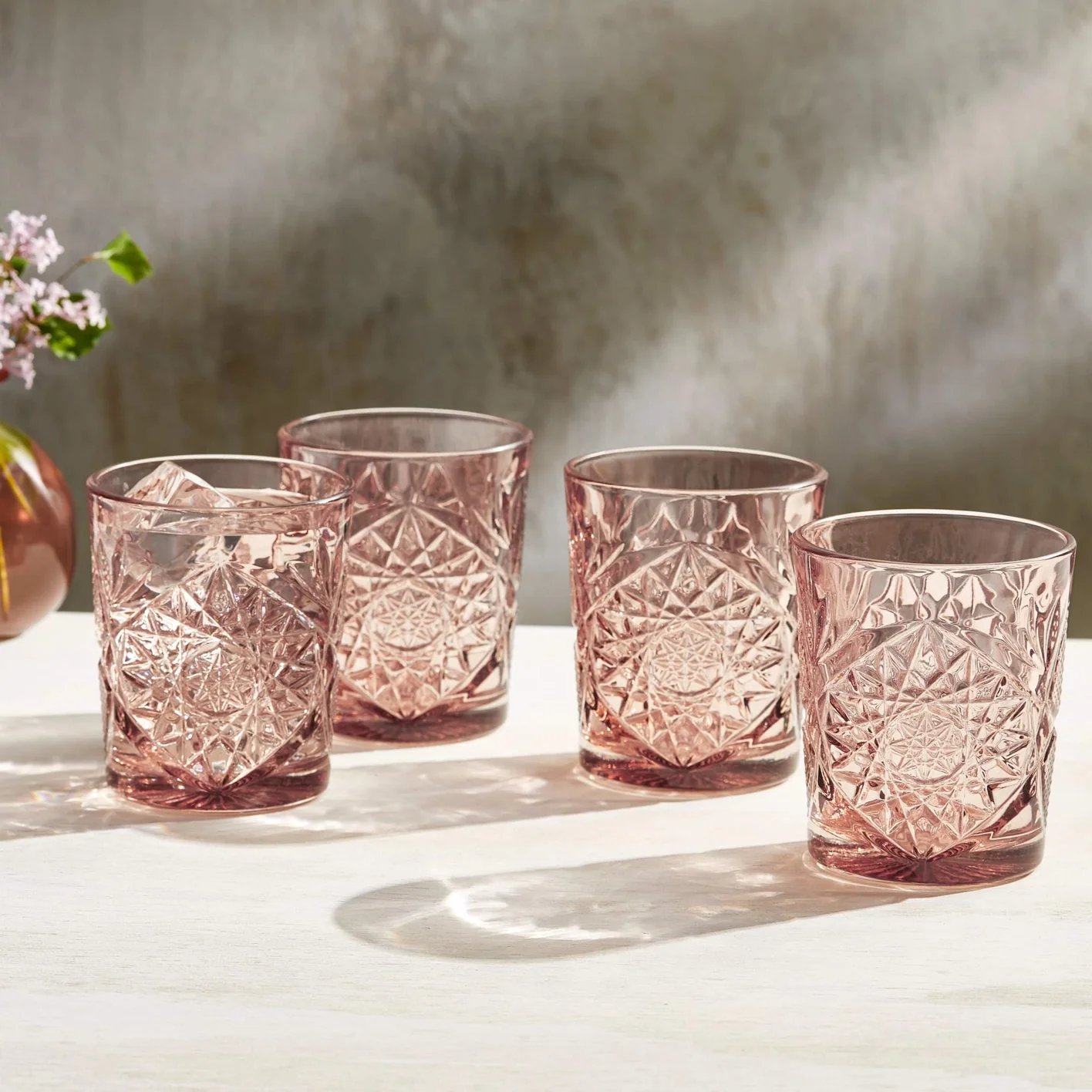 Hobstar Drink Glass - Image 4