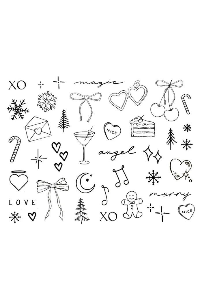 Holiday Ornament Temporary Tattoo Pack - Image 3