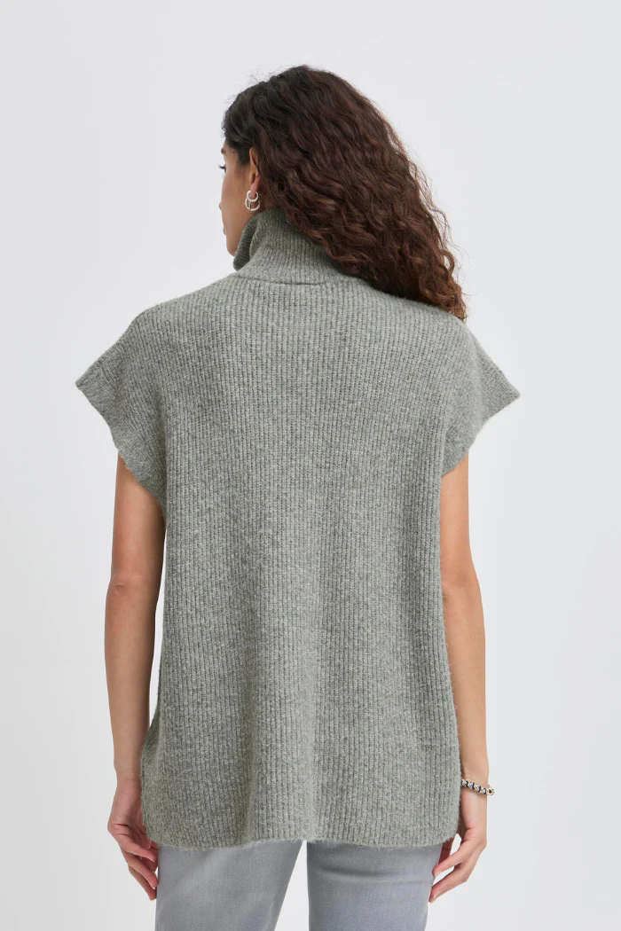 IHDucie Zip Front Sweater Vest - Image 2