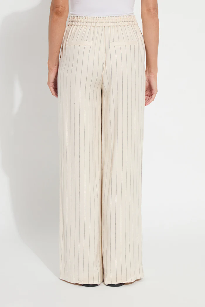 Iria Pleated Drawstring Wide Leg Pant - Image 3