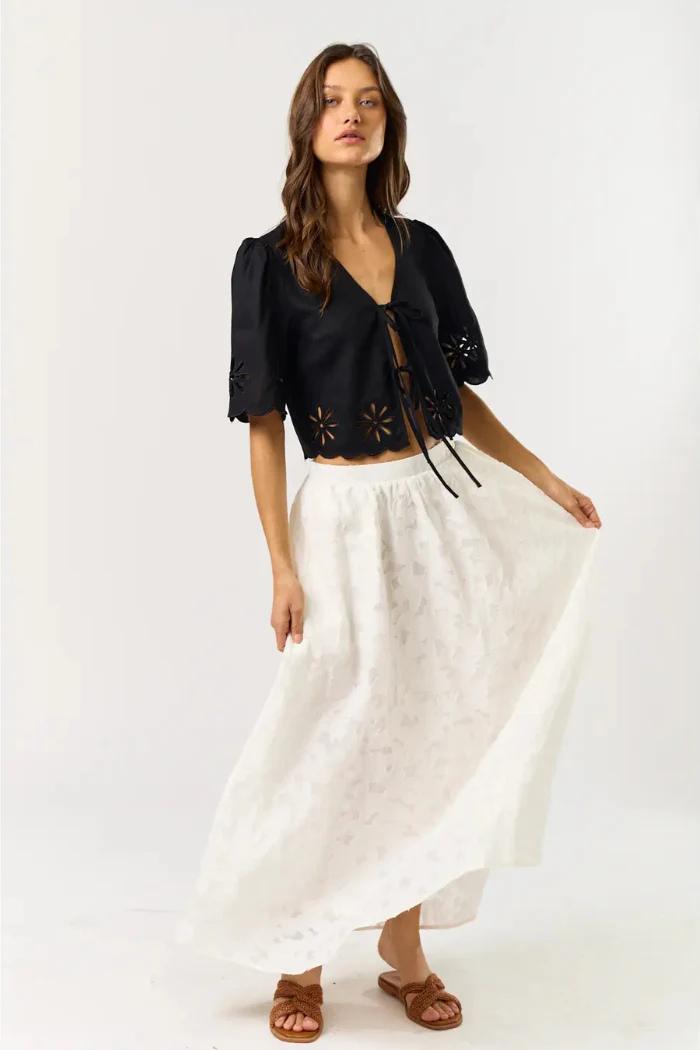 Jacquard Maxi Skirt - Image 2