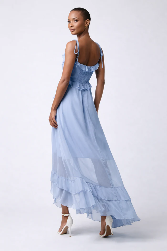 Jamie Ruffled High Low Maxi Dress - Image 2