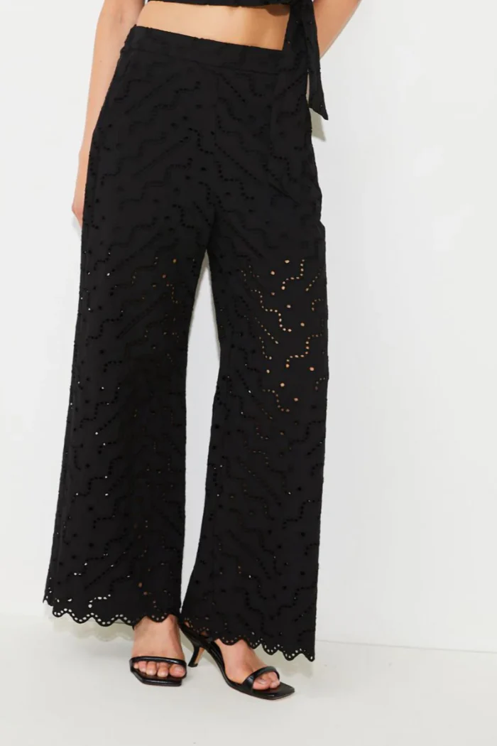 Jane Eyelet Trousers - Image 2