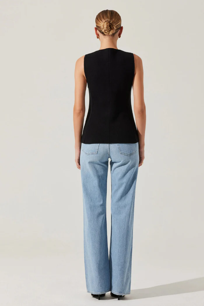 Jayce V-Neck Sweater Vest - Image 3