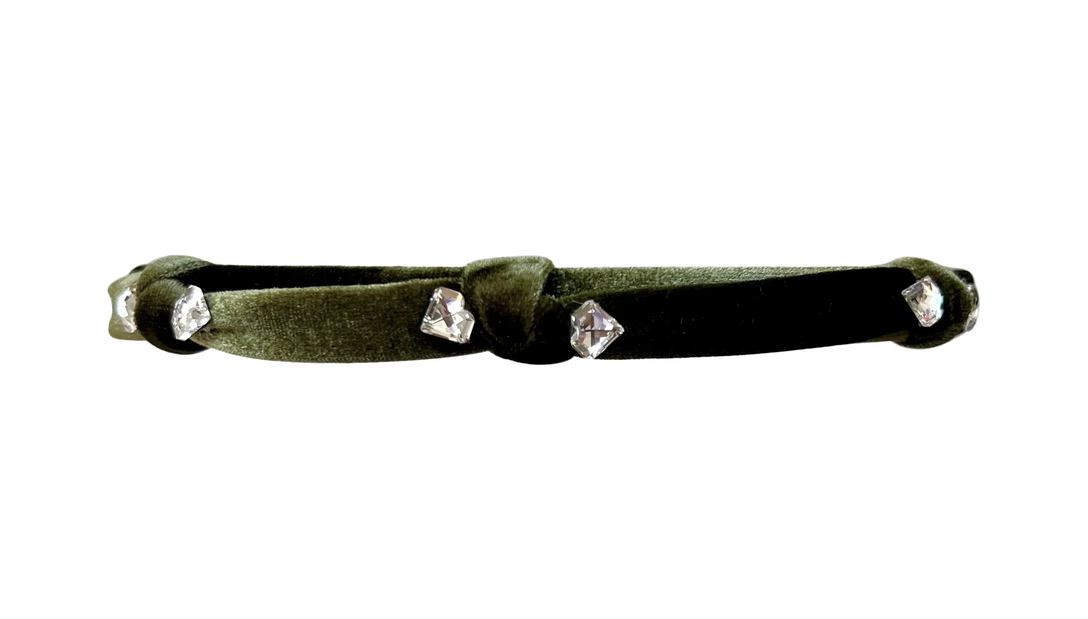 Jayden Velvet/ Crystal Headband - Image 3