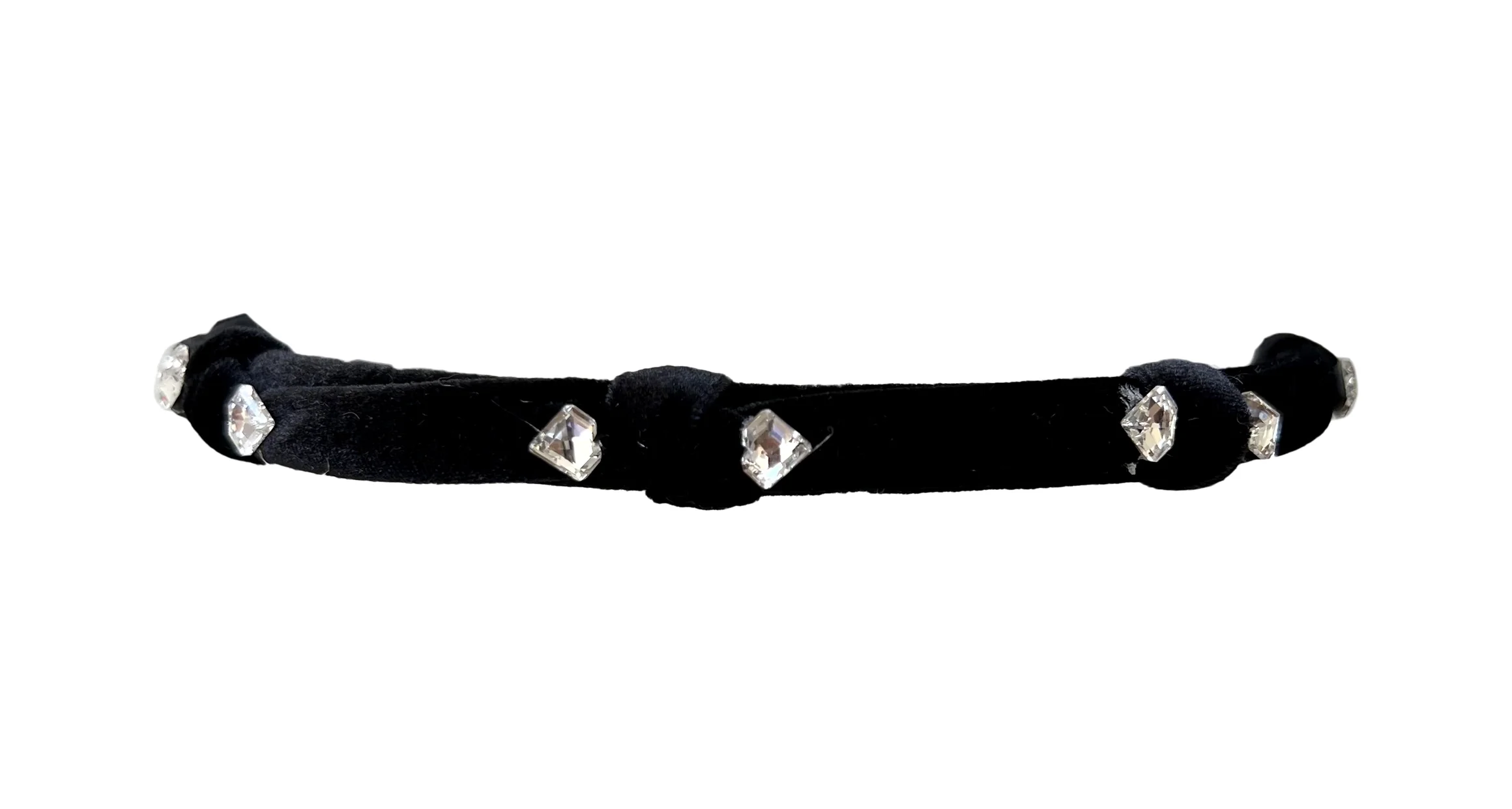 Jayden Velvet/ Crystal Headband - Image 4