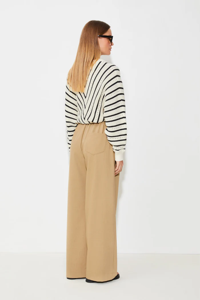 Jilian Fluid Drawstring Wide Leg Pants - Image 3