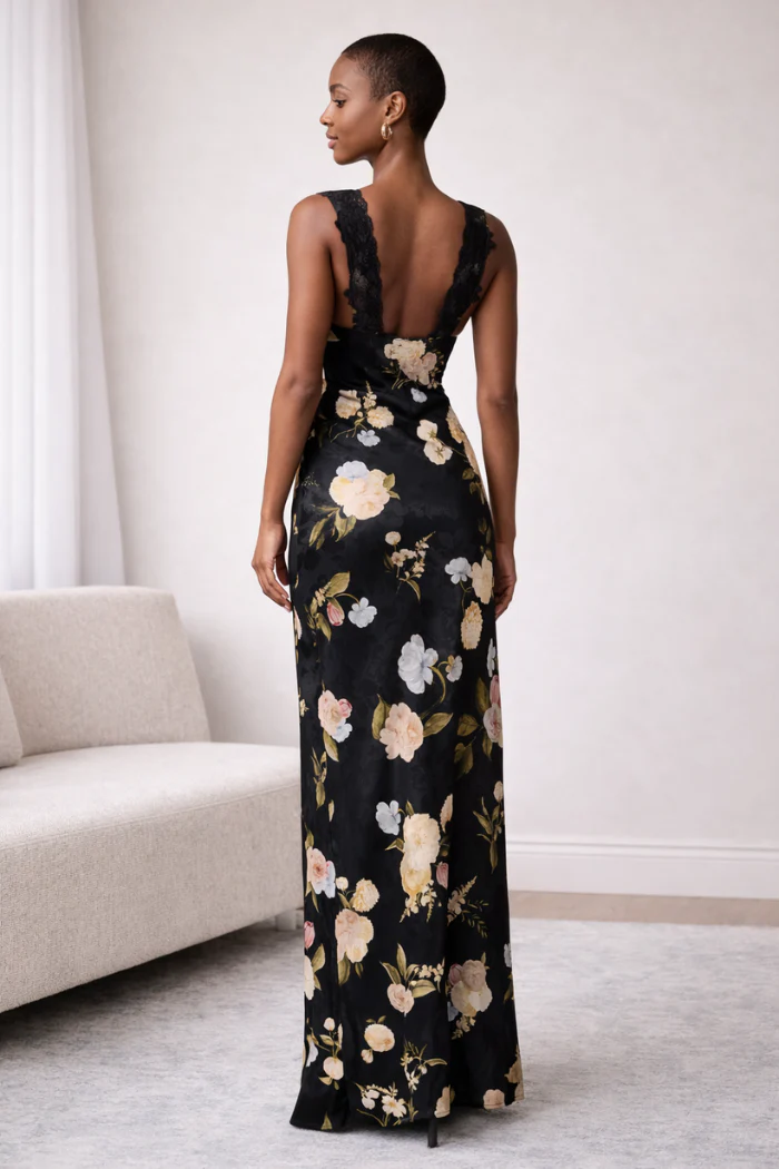 Judith Lace Trim Maxi Dress - Image 2