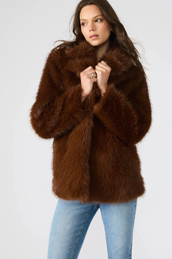 Kindra Coat - Brown - Image 3