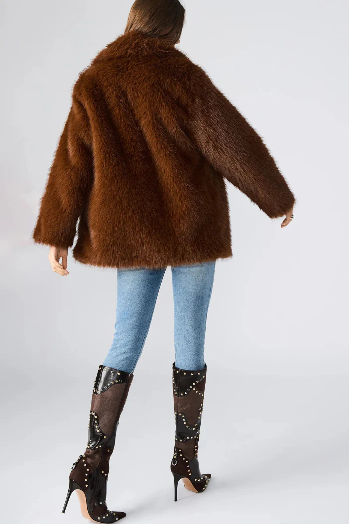 Kindra Coat - Brown - Image 4