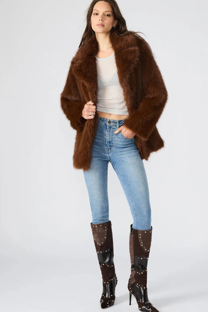 Kindra Coat - Brown - Image 5